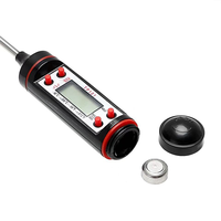 Thermomètre numérique pour viande, thermomètre alimentaire à lecture instantanée avec sonde en acier inoxydable pour cuisine, barbecue, grillades, lait et cuisson