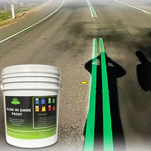 Wholesale High Quality Colorful Photoluminescent <b>Glow</b> <b>in</b> <b>the</b> <b>Dark</b> Luminous Road Marking Coating - Product Image 1