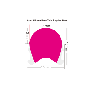 Nuevas características Tecnología avanzada Luces de neón flexibles Tubo de silicona de 8mm para letrero de helado de neón - Product Image 2