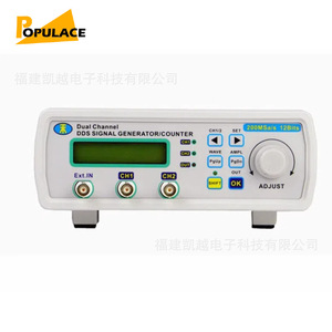 เครื่องกำเนิดสัญญาณสองช่องสัญญาณ Mhs5225a 25MHz DDS เครื่องวัดความถี่รูปคลื่นโปรแกรมได้ - Product Image 2