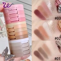 Palette de fards à paupières pliable longue durée marque privée Matte Shimmer Glitter ombre à paupières maquillage palette coffret cadeau
