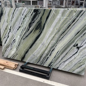 Bellissimo marmo verde lucido per <span class=keywords><strong>La</strong></span> parete della Cina ghiaccio giada verde piastrelle di marmo 600x300 Shangri-<span class=keywords><strong>La</strong></span> giada verde marmo - Product Image 4