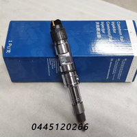Inyector de Combustible Common Rail para Camiones Pesados, Cuerpo de Acero de Alta Dureza, Buen Sellado, Repuesto 612630090012 0445120266