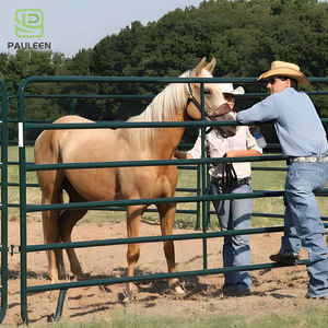 ألواح حظائر الخيول المجلفنة مع سياج كهربائي يعمل بالطاقة الشمسية لمزارع الماشية، ألواح الخيول بالجملة - Product Image 1