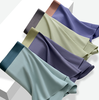 Boxers mi-hauts pour hommes adultes, doux, respirants, antibactériens, séchage rapide, écologiques, en tissu tricoté Spandex/Polyester