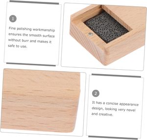 Custom Beech Wood Box Expansion Incense Box <strong>Scent</strong> <strong>Diffuser</strong> Aroma <strong>Pocket</strong> Stones Essential Oil Wooden Box - Product Image 5