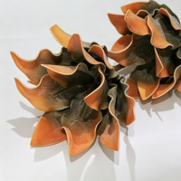 Vente en gros de 2 têtes de fleurs artificielles en mousse PE de 97 cm, fausses fleurs de Protea séchées vintage, couleur personnalisée pour les arrangements floraux de mariage, d'hôtel et de maison