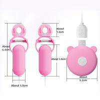 Günstiger Preis 10 Frequenzen Vibrationen Nippelklemme Brustklammern Elektrischer Nippelstimulator Erwachsenenspielzeug für Frauen Masturbator