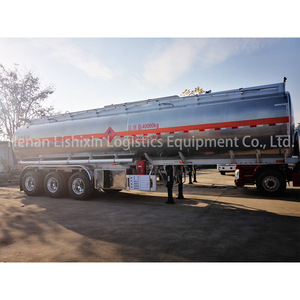 Semirremolque Cisterna de Acero Inoxidable 304 de 45m, Certificado <span class=keywords><strong>ADR</strong></span>, Resistente a la Corrosión, 3 Ejes, 30t de Carga Útil Máxima, para Transporte de Combustible - Product Image 6