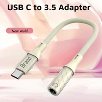 Neuankömmling 3,5mm Buchse zu Typ C Buchse 100% OEM-kompatibler Konverter-Audio adapter für Telefonanruf Broadcast USB Key