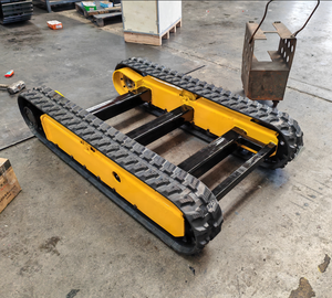 Продвижение OEM небольшой мини 500 кг 1 т 2 тонны резиновая гусеничная ходовая часть резиновая гусеничная шасси с электродвигателем - Product Image 5