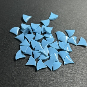 Forma de abanico Piedras preciosas cortadas Nácar natural Malaquita <span class=keywords><strong>Turquesa</strong></span> Ágata Ónix - Product Image 3