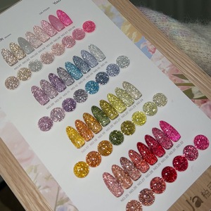 YUUJA Set de 32 Colores de Esmalte de Uñas en Gel con Brillo Reflectante, Esmalte de Uñas en Gel UV con Diamantes Brillantes, Kit de Arte de Uñas para Salón de Belleza - Product Image 4