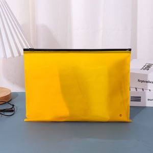 Bolsas de Plástico Personalizadas con Logotipo, Cierre Hermético, Material Reciclable, Color Amarillo, Bolsa Resistente con Cierre de Seguridad para Ropa y Zapatos - Product Image 2