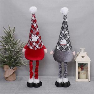 Juego de 2 Muñecos de Gnomo Flexibles con Luz LED Cálida para Decoración Festiva - Product Image 3