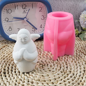 Moules de coulée en résine faits à la main pour bricolage ornements décoratifs Ins Style Silicone ange moules W0621 - Product Image 2