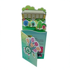 Impresión de Folletos Escolares Personalizados de Varias Capas, Folleto Creativo con Corte Contorneado, Folleto Educativo de Alta Gama - Product Image 1