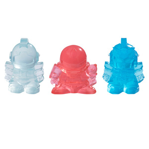 โมเดลกันดั้มเรซิ่น ฟิกเกอร์จิ๋ว หุ่นยนต์การ์ตูน ของตกแต่งโต๊ะทำงาน มีสีแดง น้ำเงิน และใสให้เลือก - Product Image 1