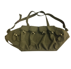 Chaleco Táctico Clásico HBTV303 Color Verde Oliva, Chaleco de Caza con Bolsillos, Chaleco de Combate de Lona de Algodón con Tirantes Cruzados - Product Image 1