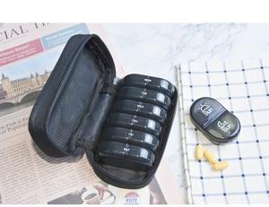 Bolsa de Almacenamiento de Pastillas Personalizada, Mini, Ecológica, de Plástico PP, con 14 Compartimentos, Gran Capacidad, Cierre de Cremallera, Portátil - Product Image 3