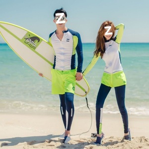 Ensemble de combinaisons de plongée pour couple, manches longues, pantalon long, 0,5 mm-2,0 mm, spandex, surf, plongée avec tuba, protection solaire, adulte, unisexe - Product Image 1