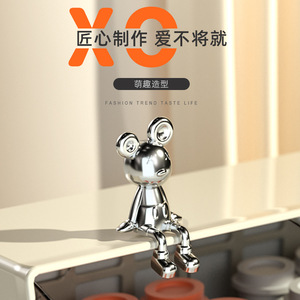 Peninsula Good Products Violent Mouse Ornament Plated Metal Cartoon Decor For Living Room Tv Cabinet Entryway Decoration - Product Image 2