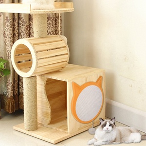 Wall Mounted Luxo <span class=keywords><strong>Cat</strong></span> Scratcher Grande Sisal Arranhando Post Board com Forte Ventosas e Base de Madeira para Cães Brinquedos De Pelúcia - Product Image 4