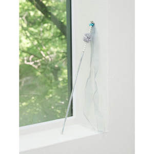 Giocattolo per animali domestici canna da pesca verde gatto principessa - Product Image 1