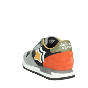 Sneakers basse Drac-01-D06 classica in tomaia in pelle di mucca grigia/nera con soletta in vera pelle morbida e confortevole - Product Image 2