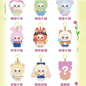 <span class=keywords><strong>Linda</strong></span> vente en gros mignon dessin animé en peluche Figure pendentif Nobo printemps Tour fleur équipe boîtes mystère pour ornement de bureau et cadeau - Product Image 6