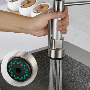 दोहरे कार्य घूर्णन स्टेनलेस स्टील रसोई नल सिरेमिक वाल्व आधुनिक डिजाइन एकल हैंडल गर्म/ठंडे पानी क्रॉस-सीमा उपयोग - Product Image 5