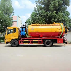 Camion de nettoyage des eaux usées Dongfeng, <span class=keywords><strong>prix</strong></span> direct usine, 5,57 m³, 245 CV, avec moteur auxiliaire et <span class=keywords><strong>jet</strong></span> d'eau haute pression - Product Image 3