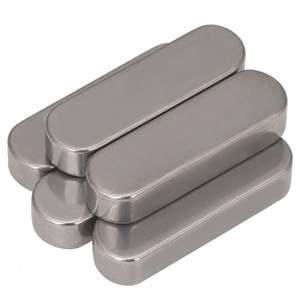 Todos los tamaños Acero inoxidable <span class=keywords><strong>DIN6885</strong></span> GB1096 Tipo A Eje de extremo redondo doble Llaves paralelas planas - Product Image 2