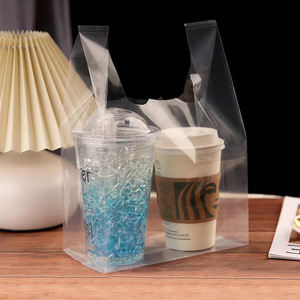 Bolsas de Plástico de Alta Calidad con Logotipo Personalizado, Bolsas de Compras, Bolsas para Llevar Comida de Cafeterías y Restaurantes para Pequeñas Empresas - Product Image 2