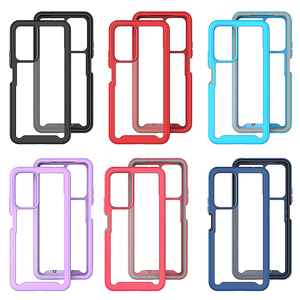 Funda protectora de Tpu a prueba de golpes para Xiaomi <span class=keywords><strong>Redmi10</strong></span> 11 note 8 9 10plus, carcasa frontal a la moda, antigolpes, 2 en 1 - Product Image 5