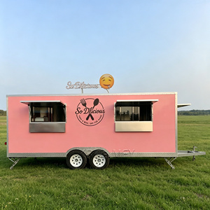Remolque de Comida Moderno Llave en Mano para Café y Helados, Camión de Postres Rápido, Remolque de Concesión Certificado por DOT - Product Image 1