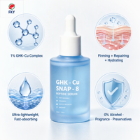 Serum Peptida FKY GHK-Cu Snap-8 untuk Microneedling, Esens Peremajaan Kulit