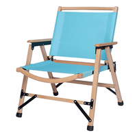 Chaise pliante en bois et toile de coton de haute qualité, personnalisable, portable, pour le camping, les pique-niques, les jardins et les parcs