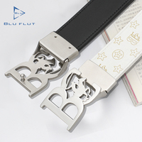 Boucle de Ceinture en Cuir de Mode de Haute Qualité, Design Personnalisé, pour Hommes, Véritable Ceinture en Cuir de Vachette Personnalisée
