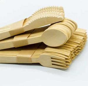 Offre Spéciale : Ensemble de <span class=keywords><strong>Couverts</strong></span> en <span class=keywords><strong>Bois</strong></span> Biodégradables de 160 mm pour la Restauration - Product Image 2