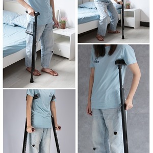 Nuevo Modelo de Asistencia Stand up Straight Handle aleación de aluminio antideslizante bastón para ancianos senderismo y muleta de aluminio diaria - Product Image 3