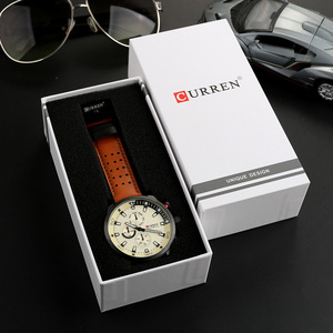 Boîte cadeau <span class=keywords><strong>de</strong></span> <span class=keywords><strong>luxe</strong></span> pour montres, pour hommes et femmes, compatible avec les montres CURREN - Product Image 5