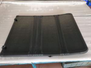 Couvercle de tonneau rétractable en fibre de verre enroulable pour Dodge <span class=keywords><strong>Ram</strong></span> <span class=keywords><strong>1500</strong></span> & Ford Hard Folding avec fonction de verrouillage pour tout-terrain Quad Fold - Product Image 4