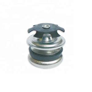 <span class=keywords><strong>Pieds</strong></span> de nivellement réglables ronds en métal nickelé de 3/4 pouces Pile de chaise Meubles Pivotants sans virole - Product Image 3