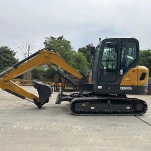 Mini Excavadora de 6T Más Vendida, Compacta, con Giro de Cola Cero, Alta Eficiencia Hidráulica XE60GA, Lista para Envío, Ideal para Construcción y Agricultura - Product Image 4