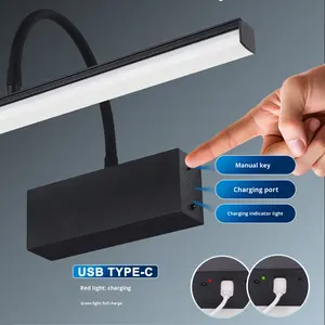 Lampe d'image sans fil rechargeable Lampe murale LED à piles Télécommande Angle réglable Vanity Lights - Product Image 3