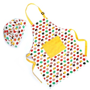 Trẻ Em Phụ Kiện Trẻ Em Tạp dề Set Biểu Tượng Tùy Chỉnh Mô Hình Polyester Rắn Màu Chống Thấm Sản Phẩm Làm Sạch Trẻ Em Tạp dề Set - Product Image 4