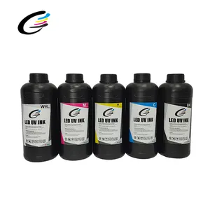 FCOLOR Best Quality Curable Universal Hard Soft LED UV Ink For EPSON Led Uv nk For Ep Tx800 L800 Xp600 Dx7 Dx5 Digta