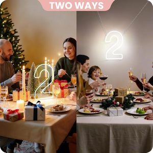 Number Letreros Neon LED indoor hanging ambient light shop <b>sign</b> wall decoration light entrance indicator light luminous <b>sign</b> - Product Image 6
