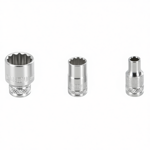 Fervi Hex <b>Socket</b> Wrench Industrial Grade 1/2 in Drive 12mm 10mm <b>8mm</b> Chrome Vanadium Steel Automotive Repair - Product Image 2